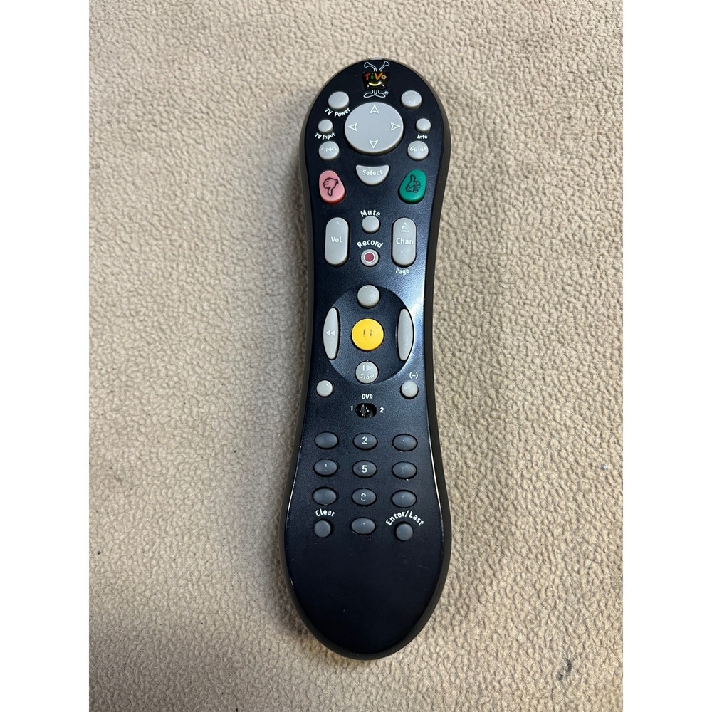 TiVo Peanut Remote Control SPCA-00031-005A Black Series 2‎ 3 DVR Replacement
